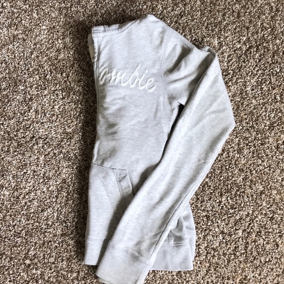 Abercrombie light gray Zip up Hoodie - Picture 3 of 3